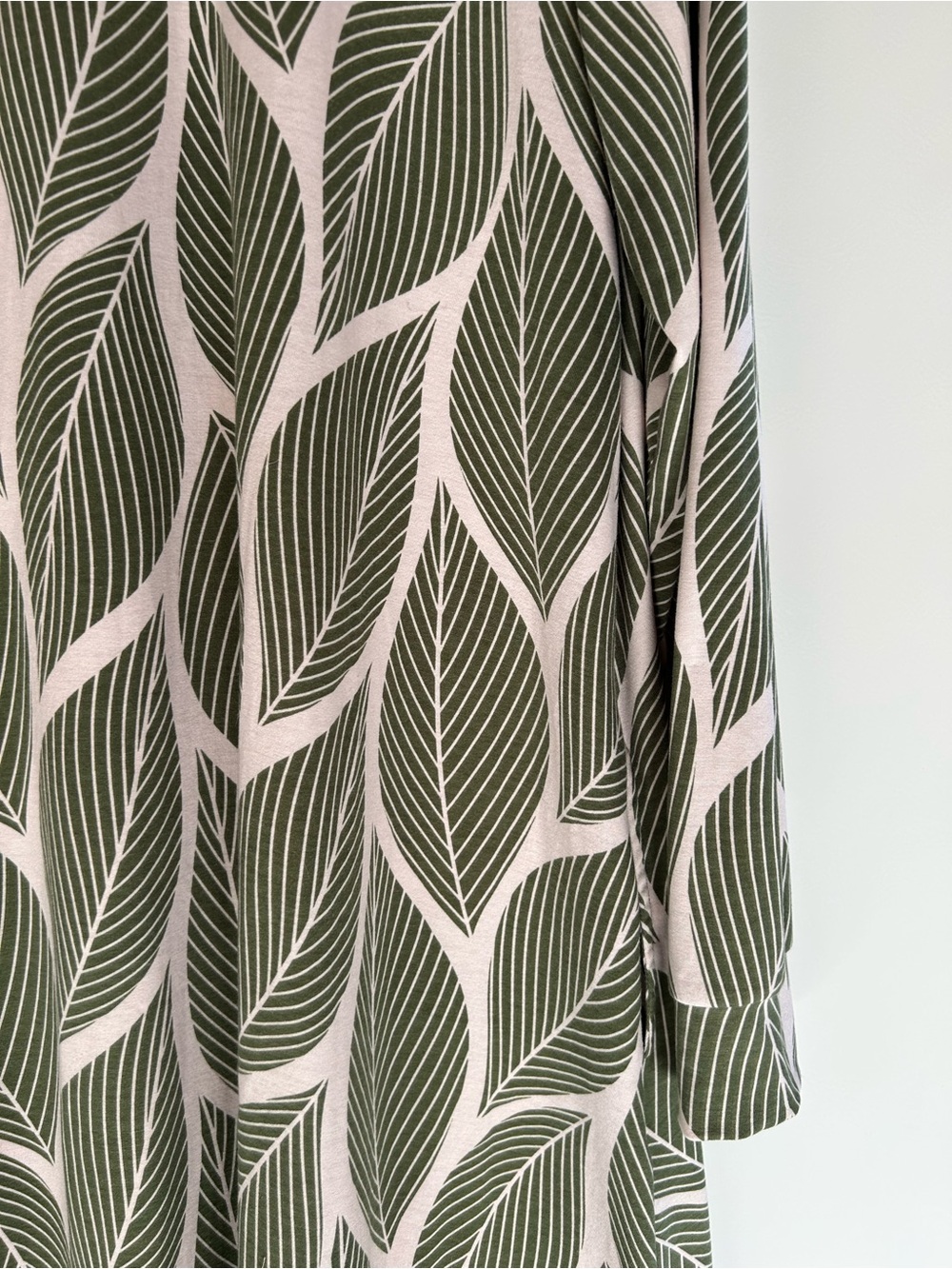 LuLaRoe Emily dress size XL olive green cream pockets - Picture 11 of 15